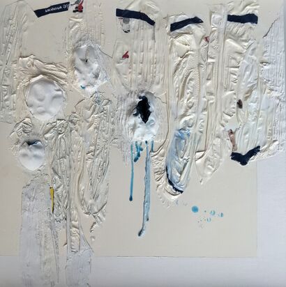 Melting of polar ice n. 3 / Disgelo 3 - a Paint Artowrk by Nives Salvador